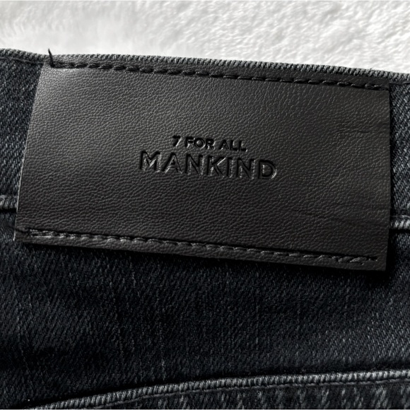 7 FOR ALL MANKIND Easy Fit Slim High Rise Dark Wash Denim Jeans--26 - Picture 13 of 16